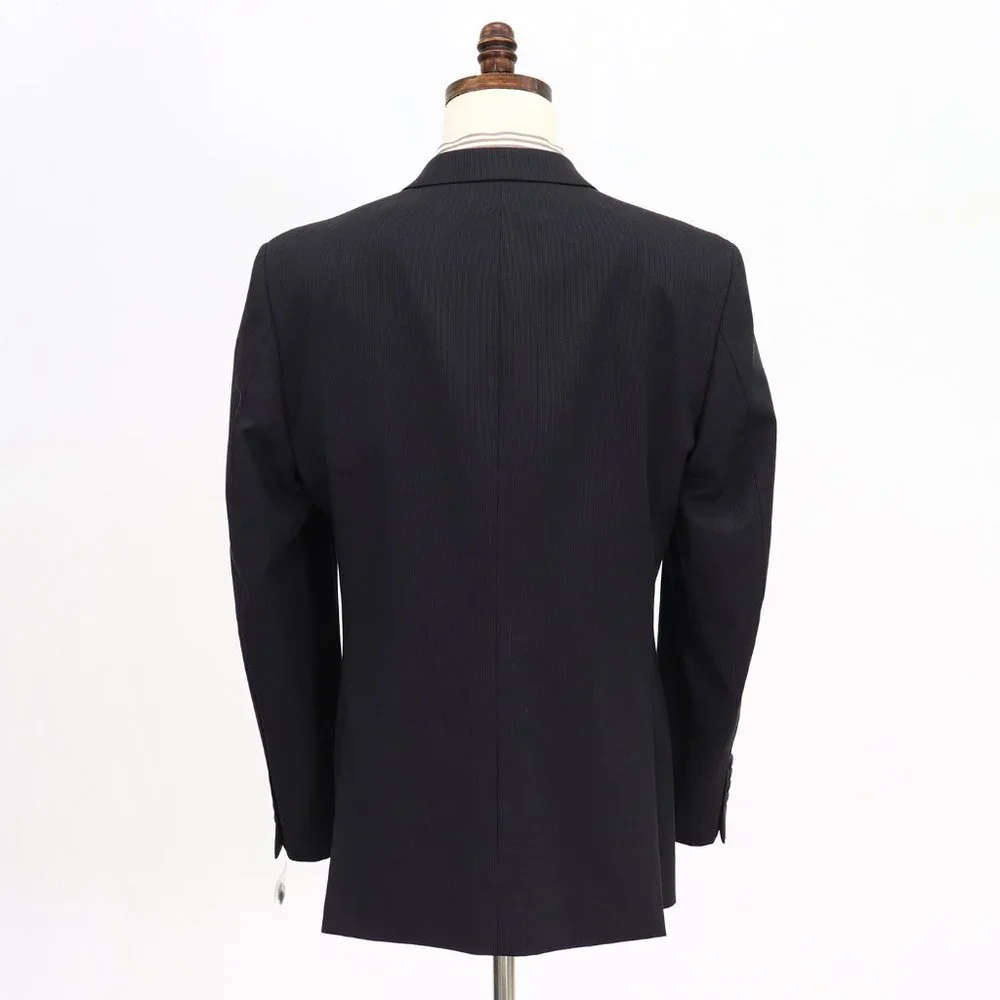 Egara 42L Gray Striped 2-Button Sport Coat Blazer Jacket V486